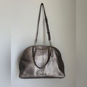 Vera Bradley Leather Crossbody Elegant Metallic Shoulder Bag